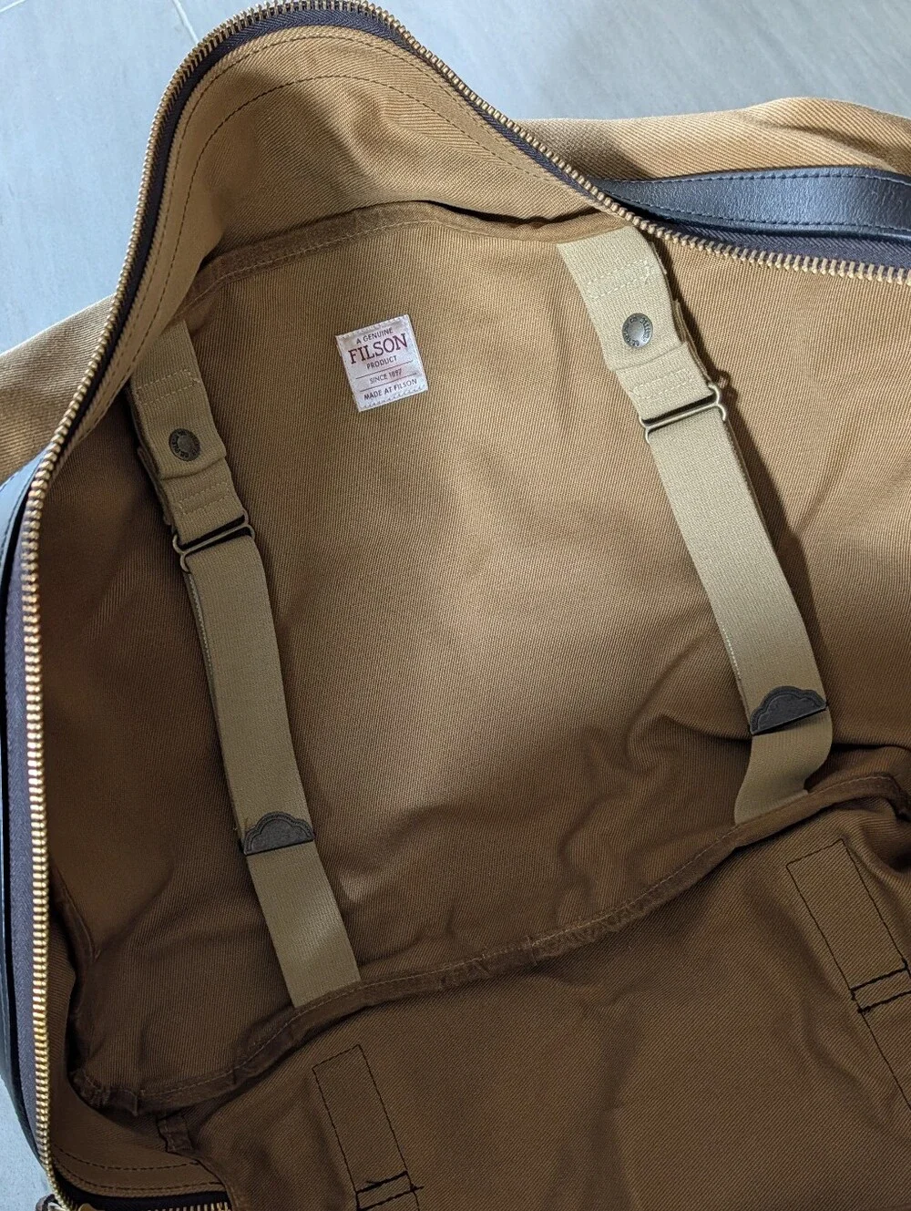 nwt FILSON pullman bag rugged twill duffel